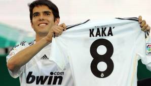 KAKA: Er war der Star überhaupt damals und die größten Klubs wollten ihn. 2008 soll Manchester City gar 130 Millionen Euro geboten haben, aber Kaka wollte sein geliebtes Milan nicht einfach so verlassen.