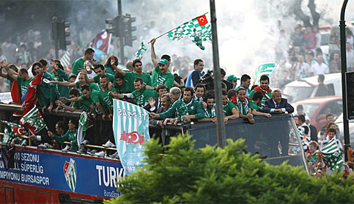 Vier Jahre nach dem Wiederaufstieg holte Bursaspor seinen ersten Titel in der Süper Lig