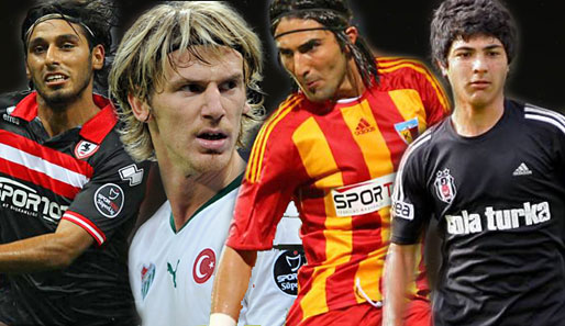 Players to watch: Kemal Tokak, Serdar Aziz, Hasan Ali Kaldirim und Muhammed Demirci (v.l.)