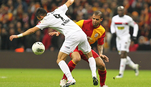 Felipe Melo erzielte gegen Genclerbirligi sein 9. Saisontor für Galatasaray