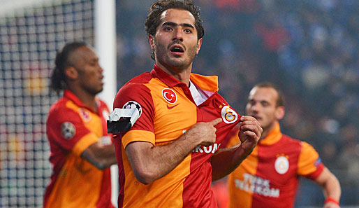 Hamit Altintop erzielte sein einziges Pflichtspieltor für Galatasaray auf Schalke