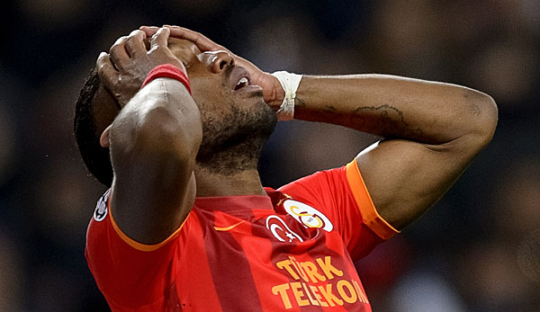 Didier Drogba blieb beim Unentschieden ohne wirklichen Einfluss auf die Partie