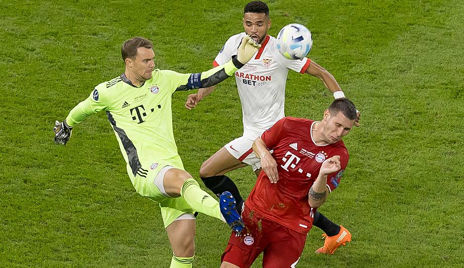 Der FC Bayern hat sich den vierten Titel des Jahres geholt - und das nicht durch die Offensive um Traum-Duo "Sanabry" oder Lewandowski, sondern durch Neuers Hände, einen stark spielenden Hernandez und einen Supercup-Experten. Die Einzelkritiken.
