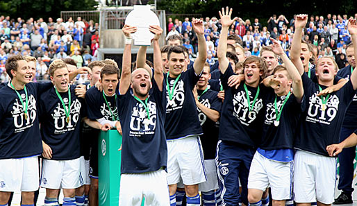 Der FC Schalke 04 gewann erstmals seit 2006 wieder an Meistertitel der U 19
