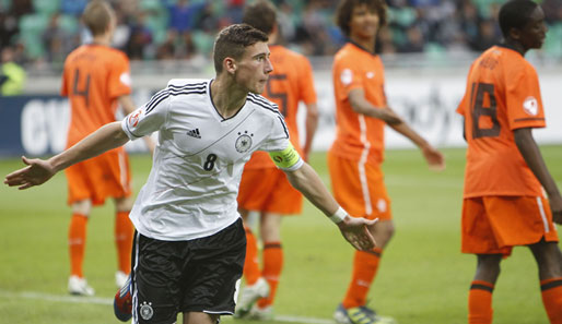 Leon Goretzka führte als Kapitän die deutsche U 17 ins EM-Finale 2012