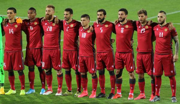 Acht Spieler von Armenien wurden positiv getestet.