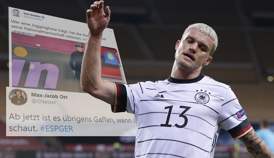 Die deutsche Nationalmannschaft erlebte im letzten Länderspiel des Jahres 2020 ein Debakel. Gegen Spanien ging das Team von Joachim Löw mit 0:6 unter. So reagiert das Netz auf die Klatsche.