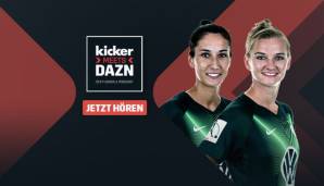 In der 17. Folge bei "kicker meets DAZN" zu Gast: Sara Doorsoun und Alexandra Popp.
