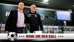 Dirk Dufner und Michael Frontzeck bleiben wohl doch eine Weile bei Hannover