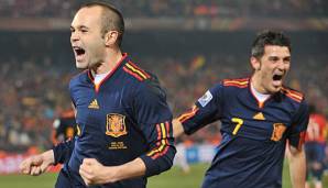 Andres Iniesta und David Villa feierten in den Nationalmannschaft und beim FC Barcelona große Erfolge.