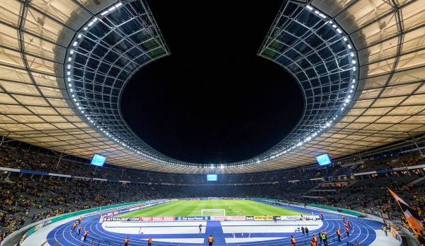 Das DFB-Pokal-Finale wird im Olympia-Stadion in Berlin ausgetragen.