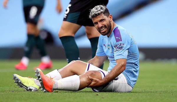 Sergio Agüero fällt seit Ende Juni mit einer Knieverletzung aus - und wohl auch für das Real-Spiel.