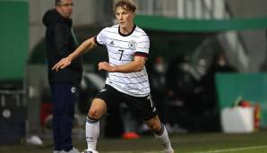 Freiburgs Mittelfeldspieler Yannik Keitel steht bereits bei drei U21-Länderspieleinsätzen.