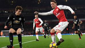 Mesut Özils Vertrag beim FC Arsenal läuft im Sommer 2018 aus