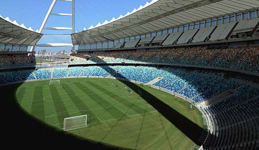 Das Moses-Mabhida-Stadion in Durban bietet Platz für 70.000 Fans