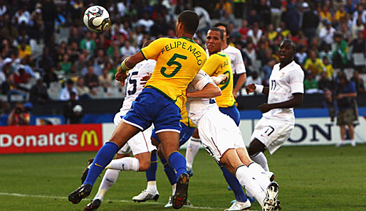 Felipe Melo erzielte in bisher acht Spielen für Brasilien zwei Tore