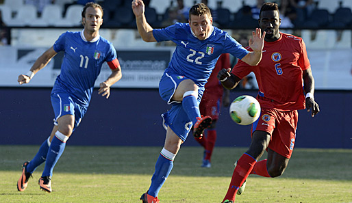 Italien kommt bei der Generalprobe für den Confed Cup gegen Haiti nur zu einem 2:2