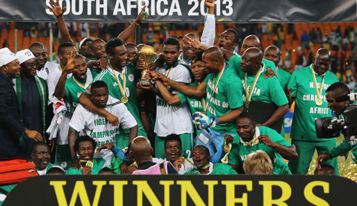 Die "Super Eagles" sind der amtierende Africa-Cup-Meister 2013