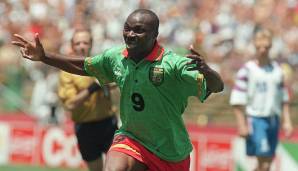 Platz 3: Roger Milla ist mit Abstand der älteste WM-Feldspieler und Torschütze aller Zeiten. 1994 absolvierte er sein letztes WM-Spiel mit 42 Jahren, einem Monat und acht Tagen, in dem er sogar den Ehrentreffer für Kamerun beim 1:6 gegen Russland schoss.
