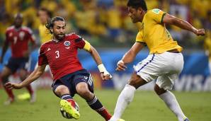 Platz 16: Mario Yepes beendete erst 2016 seine Karriere. Zwei Jahre zuvor war er bei der WM 2014 noch im Alter von 38 Jahren, fünf Monaten und 21 Tagen Kapitän der kolumbianischen Mannschaft, konnte das Aus im Viertelfinale allerdings nicht verhindern.