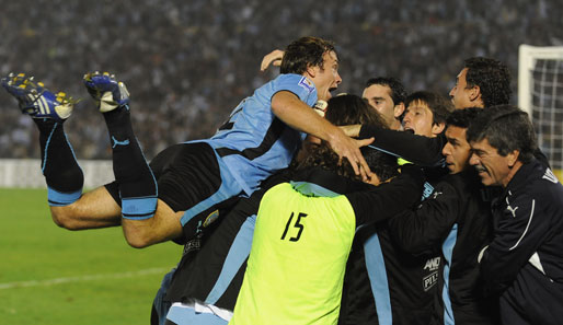 In Uruguay war die Freude über die erfolgreiche WM-Qualifikation groß