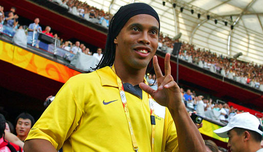 Brasiliens Superstar Ronaldinho wurde bereits zwei Mal zum Weltfußballer des Jahres gekürt
