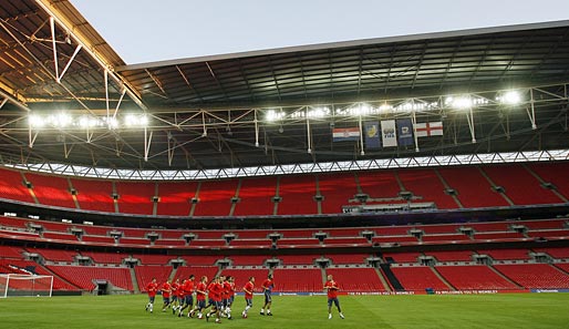 Das Wembley Stadion ist natürlich einer der potentiellen Austragungsorte