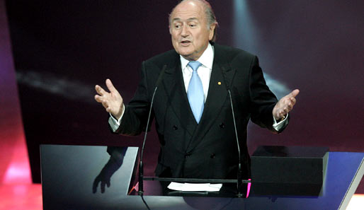 Sepp BLatter ist Präsident der FIFA