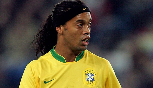 Ronaldinho spielt seit 1999 für die brasilianische Nationalmannschaft