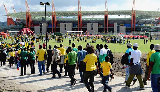 Das Mbombela-Stadion in Nelspruit ist eingeweiht worden