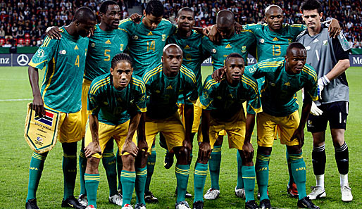 Mit diesem Team trat Südafrika zu einem Testspiel gegen Deutschland an