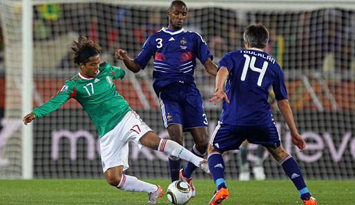 Frankreich unterlag Mexiko im zweiten Spiel mit 0:2