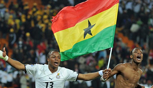 Ghana schaffte es trotz der Niederlage gegen Deutschland ins Achtelfinale