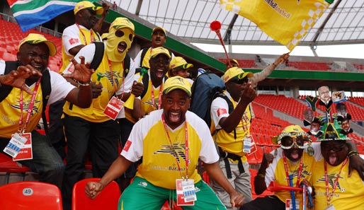 Die Fans in Südafrika freuen sich auf die WM im eigenen Land