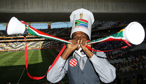 Bei der WM in Südafrika spalten die Vuvuzelas Zuschauer und Spieler