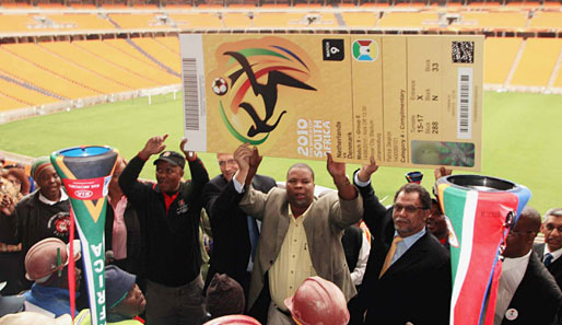 Die FIFA hat die erste WM auf afrikanischem Boden verischern lassen