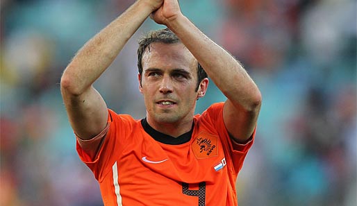 Joris Mathijsen bestritt seit 2004 54 Länderspiele für die Niederlande