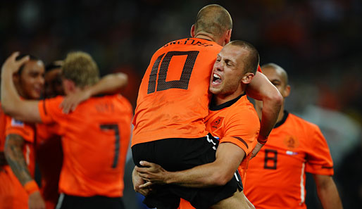 Die holländische Nationalmannschaft kassierte bei dieser WM bisher erst zwei Gegentore