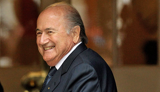 Lobte die Sicherheit in den englischen Stadien: FIFA-Präsident Joseph Blatter