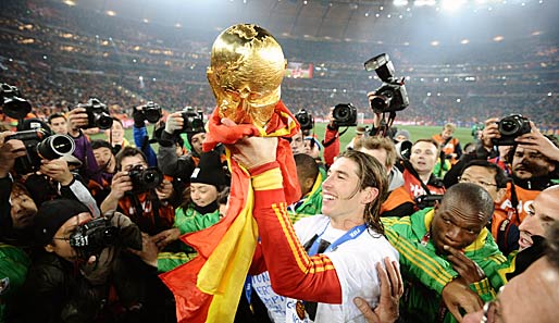 Sergio Ramos wurde 2010 mit Spanien Weltmeister in Südafrika