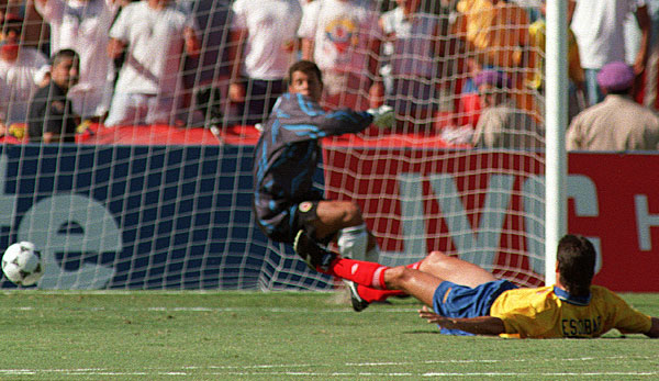 Andres Escobar erzielte bei der WM 1994 sein folgenschweres Eigentor.