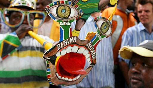 WM 2010, Fussball, Südafrika, Vuvuzela-Tröte