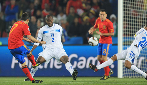 David Villa darf trotz seiner Tatlichkeit gegen Honduras gegen Chile auflaufen.