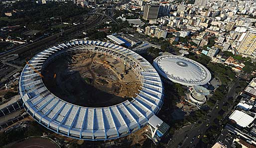 Die Renovierung am legendären Maracana-Stadion in Rio de Janeiro ist zu 39 Prozent abgeschlossen