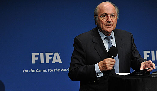 Sepp Blatter hat die Streitigkeiten der FIFA mit den brasilianischen Funktionären begraben