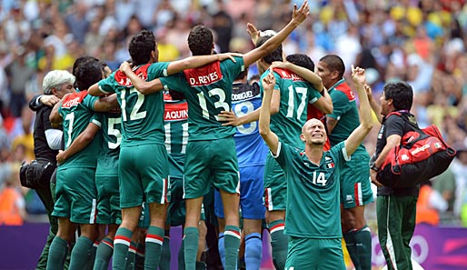 Mexiko besiegte im Finale der Olympischen Spiele 2012 Brasilien