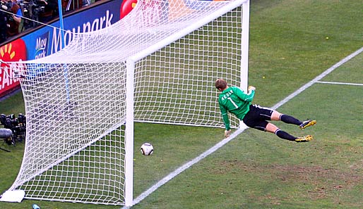 Das Tor von England gegen die DFB-Auswahl bei der WM 2010 wurde zu Unrecht nicht gegeben