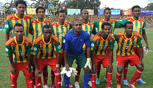 Die Nationalmannschaft Äthiopiens muss um die WM-Teilnahme in Brasilien 2014 bangen