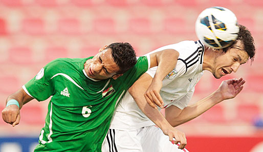 Trotz allem Einsatzes: Der IRak hat keine Chance mehr auf eine Qualifikation zur WM