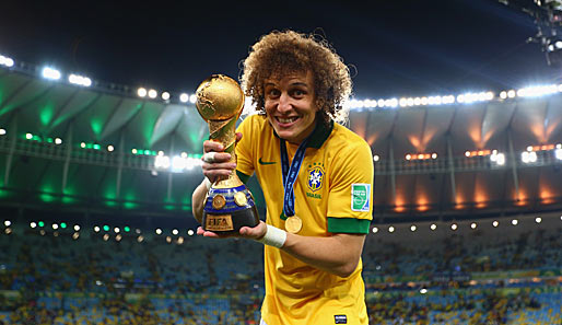 David Luiz gewann mit der Nationalmannschaft Brasiliens den Confed Cup 2013